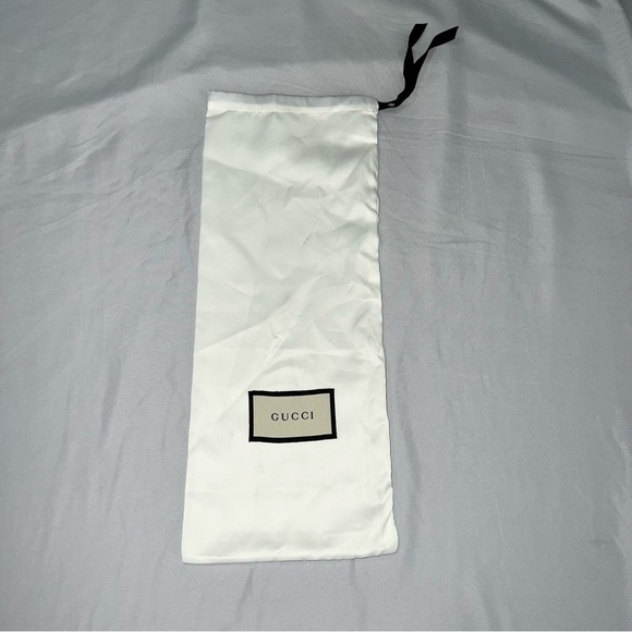 Gucci Dust Bag Travel Duster Shoe Protector Satin 16”x 6” rectangle white - Picture 10 of 10